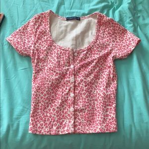 SUPER RARE PINK BRANDY MELVILLE TOP
